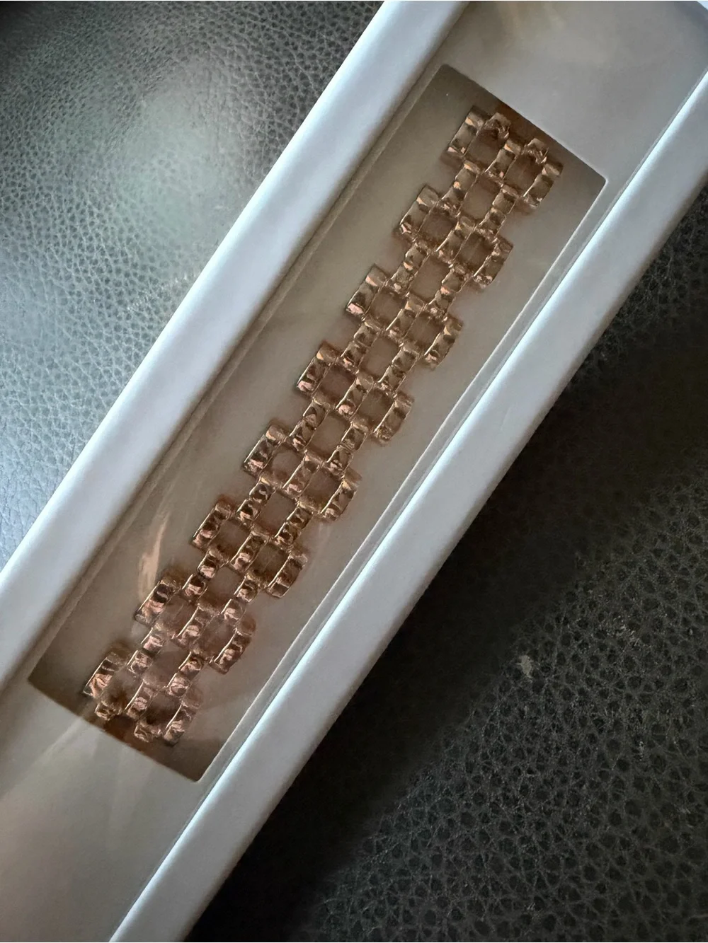 NIB/NWT Nordstrom Rack Gold Link Metal Stretch Watch Band